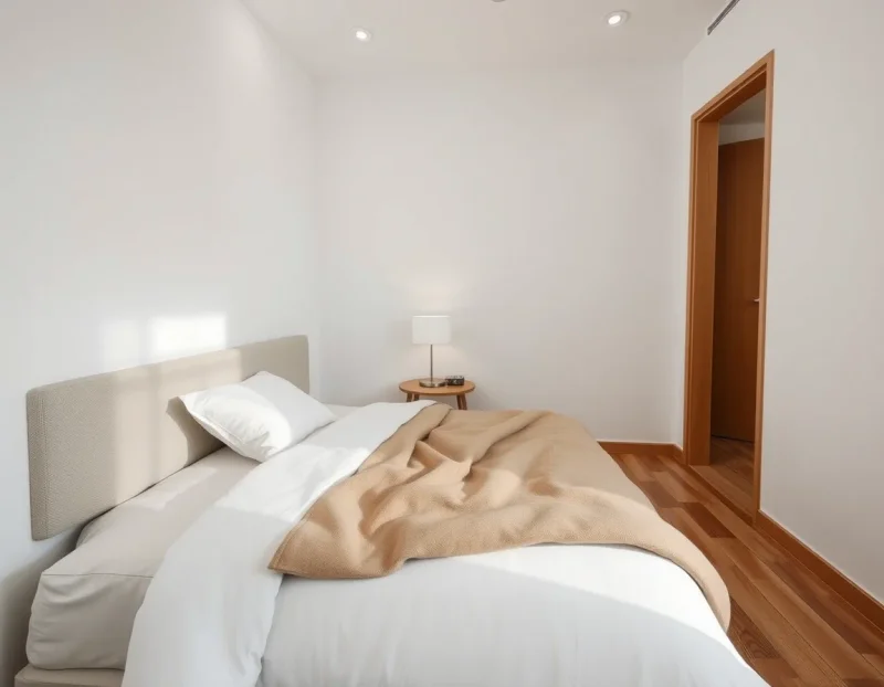 Moderní jednolůžková postel